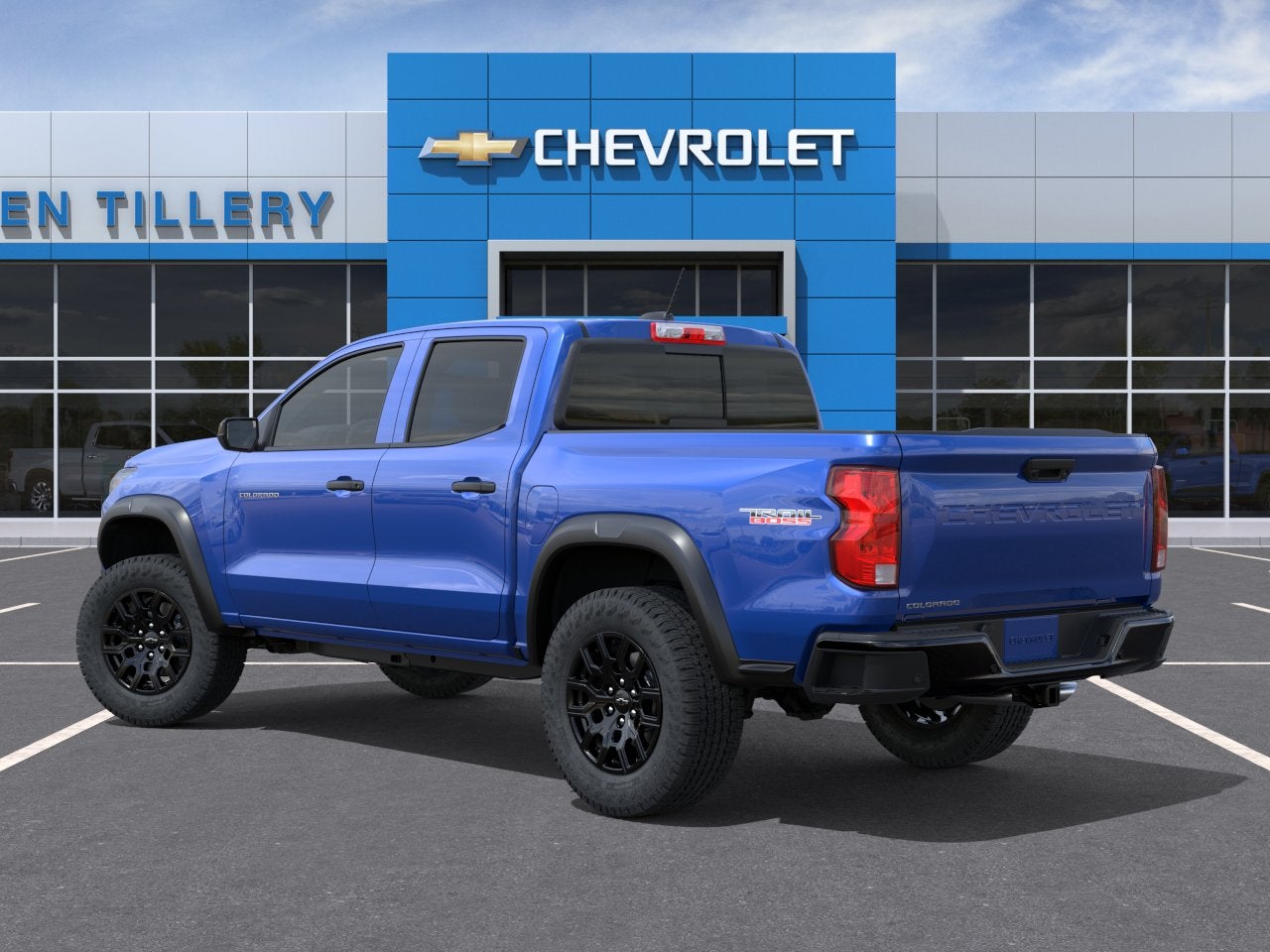 2026 Chevrolet Colorado — rear three-quarter view