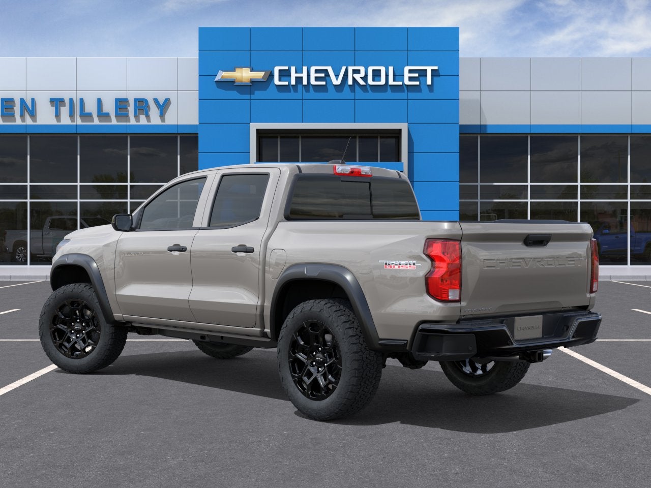 2026 Chevrolet Colorado — rear three-quarter view