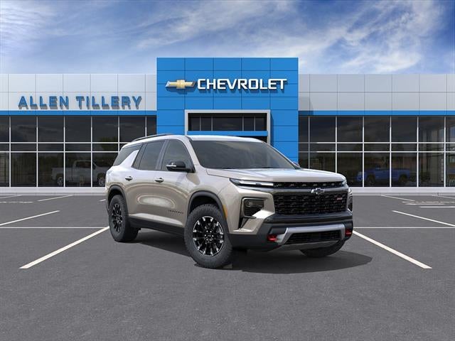 2026 Chevrolet Traverse Z71 in Sandstone Gray — front three-quarter view